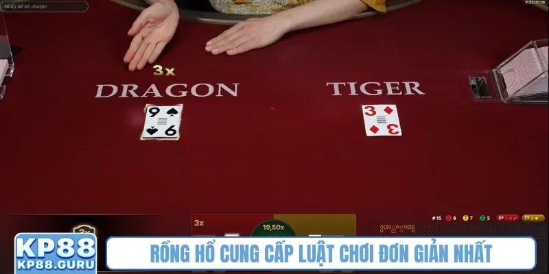 Rồng Hổ cung cấp luật chơi đơn giản nhất