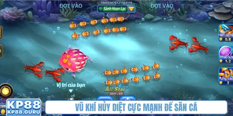 Vũ khí hủy diệt cực mạnh để săn cá